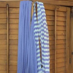 Beautiful lavender purple scarves (2).